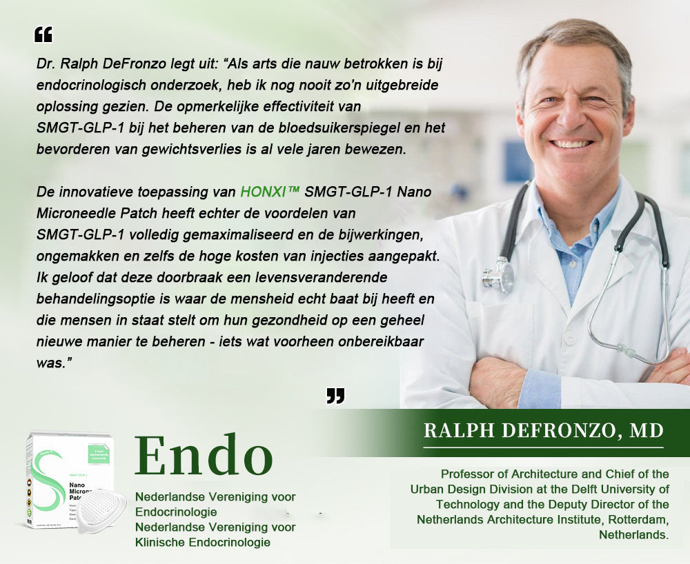 Honxi™ SMGT-GLP-1 Plaster nano-mikroigłowy (bezbolesny, długotrwały efekt, ukierunkowany na cukrzycę, otyłość i choroby układu krążenia)