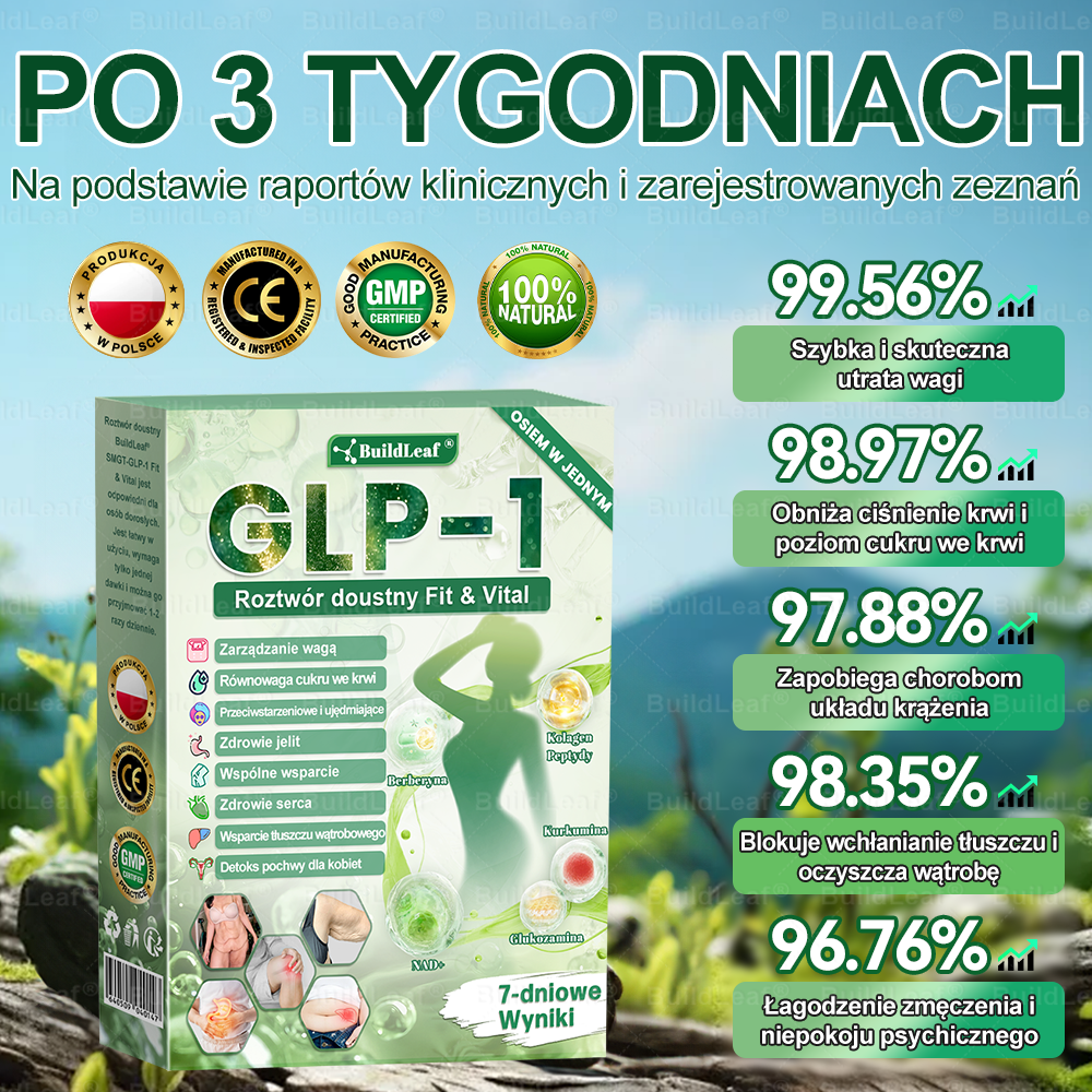 🏥Zalecenia Szpitala Uniwersyteckiego w Sofii | oficjalny sklep | 🍀𝑆𝑇𝐷𝘌𝘐® 𝐺𝐿𝑃-1 Odchudzanie Roztwór doustny -👨⚕️Otyłość, choroby sercowo-naczyniowe, cukrzyca, bezdech senny, problemy ze stawami i inne