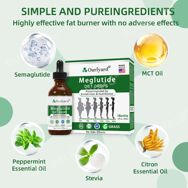 💖Ourlyard® Meglutide Diet Drops👩⚕️