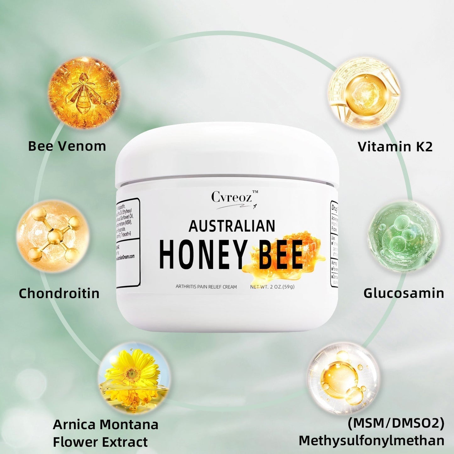 🎄🎄 Cvreoz™ Australian honey bee Venom Pain and Bone Healing Cream🎄Rabat ograniczony czasowo Ostatnie 30 minut🐝