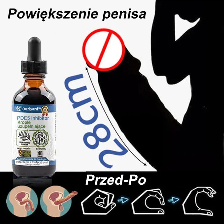 🚀 Ourlyard™ PDE5 Krople wzmacniające dla mężczyzn 👨‍⚕️W przypadku dysfunkcji seksualnych.