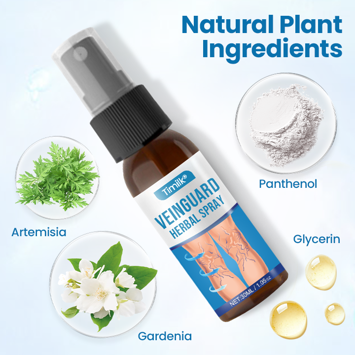 Timilk® VeinGuard Herbal Spray – ✅ Klinicznie potwierdzona skuteczność w eliminowaniu żylaków w zaledwie 7 dni!
