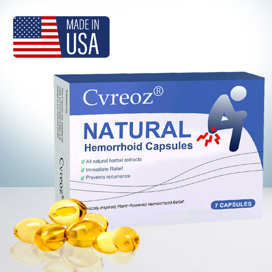 🔥Gorąca wyprzedaż – 50% zniżki🔥Cvreoz® Naturalne kapsułki na hemoroidy