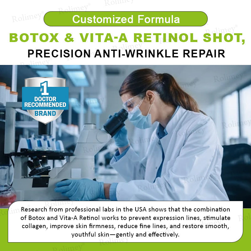 💛✅Wyprodukowane i wysyłane z USA 💫Rolimey® Botox & Vita-A Retinol Shot Krem liftingujący i ujędrniający – ostatni dzień promocji 70% RABATU