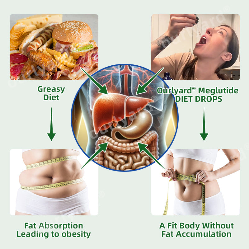 💖Ourlyard® Meglutide Diet Drops👩‍⚕️