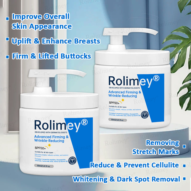 ✨✨💧(Wyprodukowane i wysyłane z Australii)✨Rolimey® Zaawansowany krem ujędrniający i redukujący zmarszczki (z filtrem SPF 50+)✨OSTATNI DZIEŃ 60% RABATU