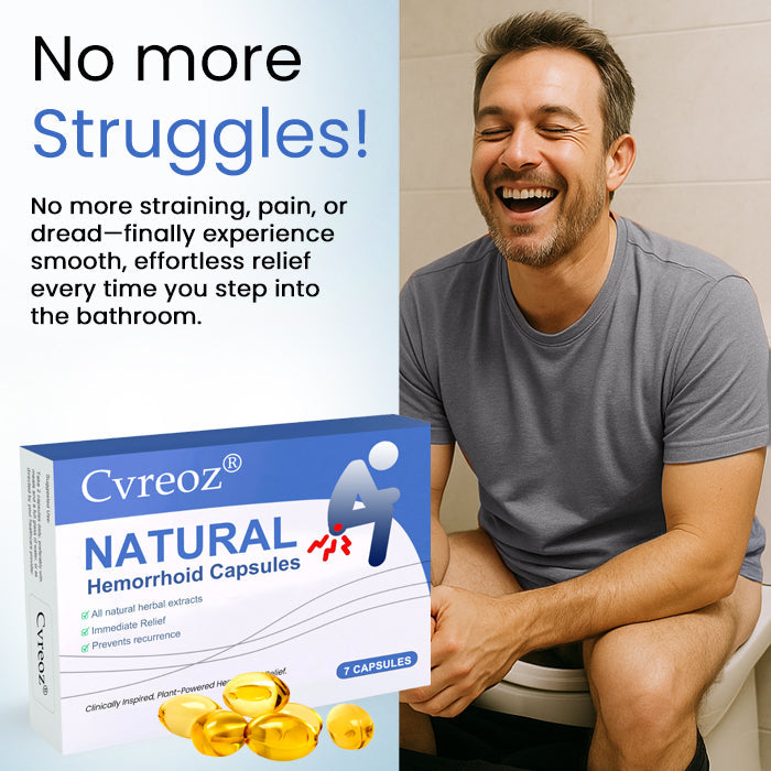 🔥Gorąca wyprzedaż – 50% zniżki🔥Cvreoz® Naturalne kapsułki na hemoroidy