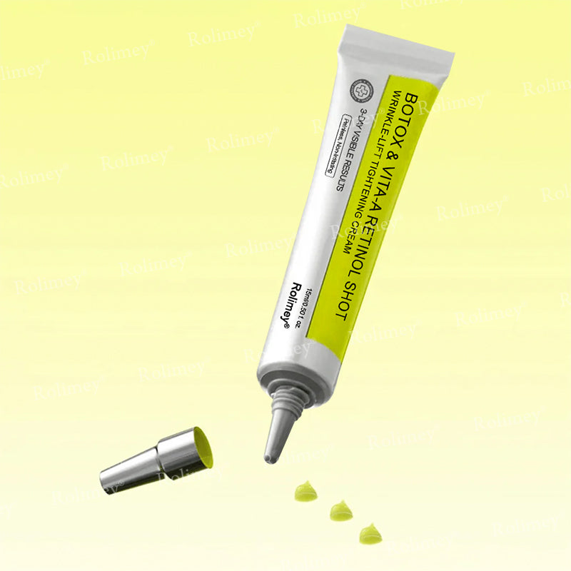 💛✅Wyprodukowane i wysyłane z USA 💫Rolimey® Botox & Vita-A Retinol Shot Krem liftingujący i ujędrniający – ostatni dzień promocji 70% RABATU