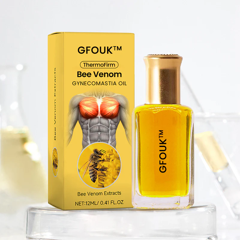 GFOUK ™ ThermoFirm Bee Venom Gynecomastia Oil do ujędrniania męskiej klatki piersiowej