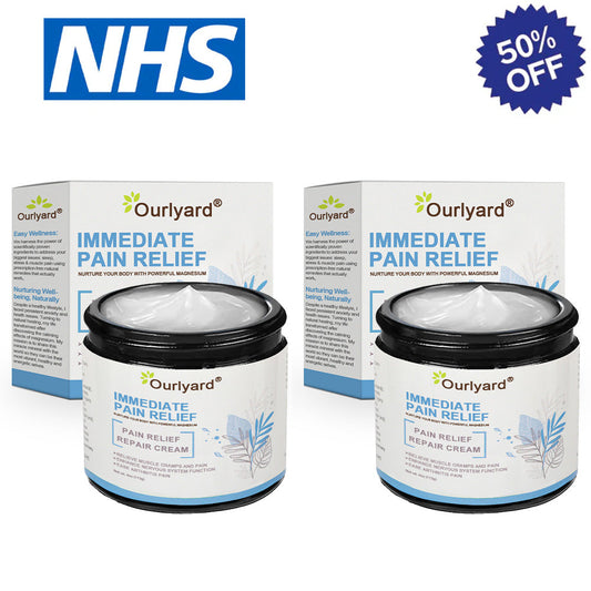 ✅Zatwierdzony przez NHS: Ourlyard® Magnesium Pain Healing Bone Cream (krem magnezowy łagodzący ból i wspomagający gojenie kości) (leczenie zapalenia stawów, neuropatii, chorób reumatycznych, skurczów mięśni, drgań i urazów sportowych)