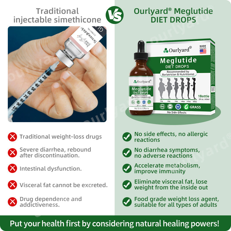 💖Ourlyard® Meglutide Diet Drops👩‍⚕️