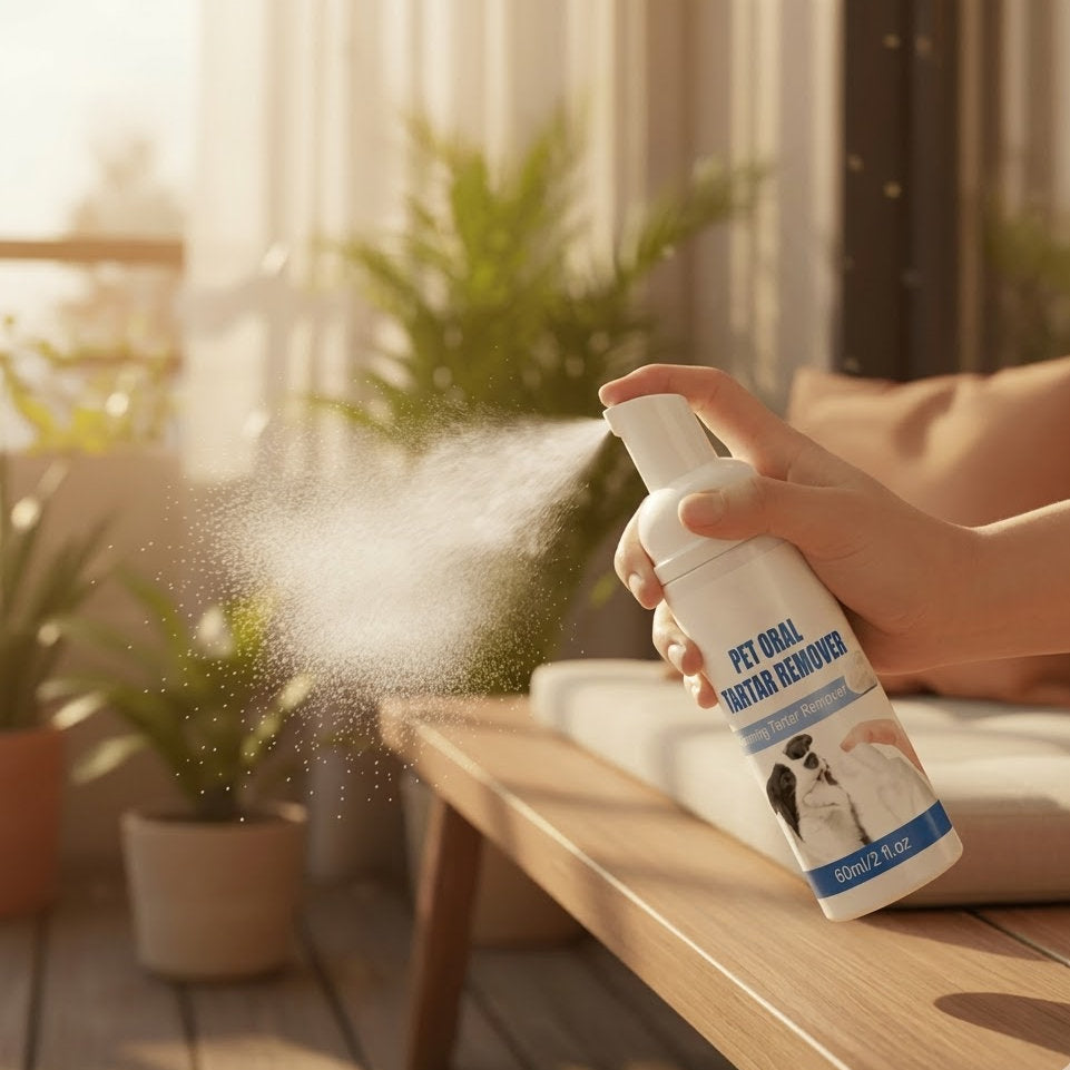 Navozilo® Spray do usuwania kamienia nazębnego dla zwierząt