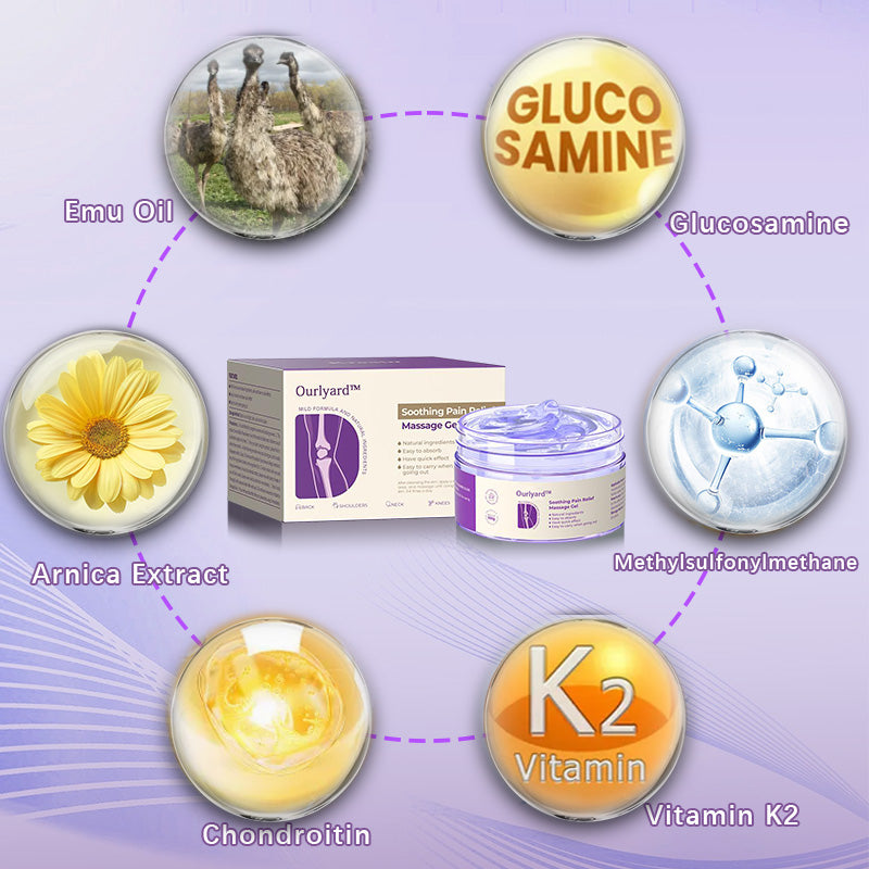 🌱Oficjalny sklep: Ourlyard™ Turmeric & Emu Oil Arthritis Łagodzący ból żel do masażu 👨‍⚕️