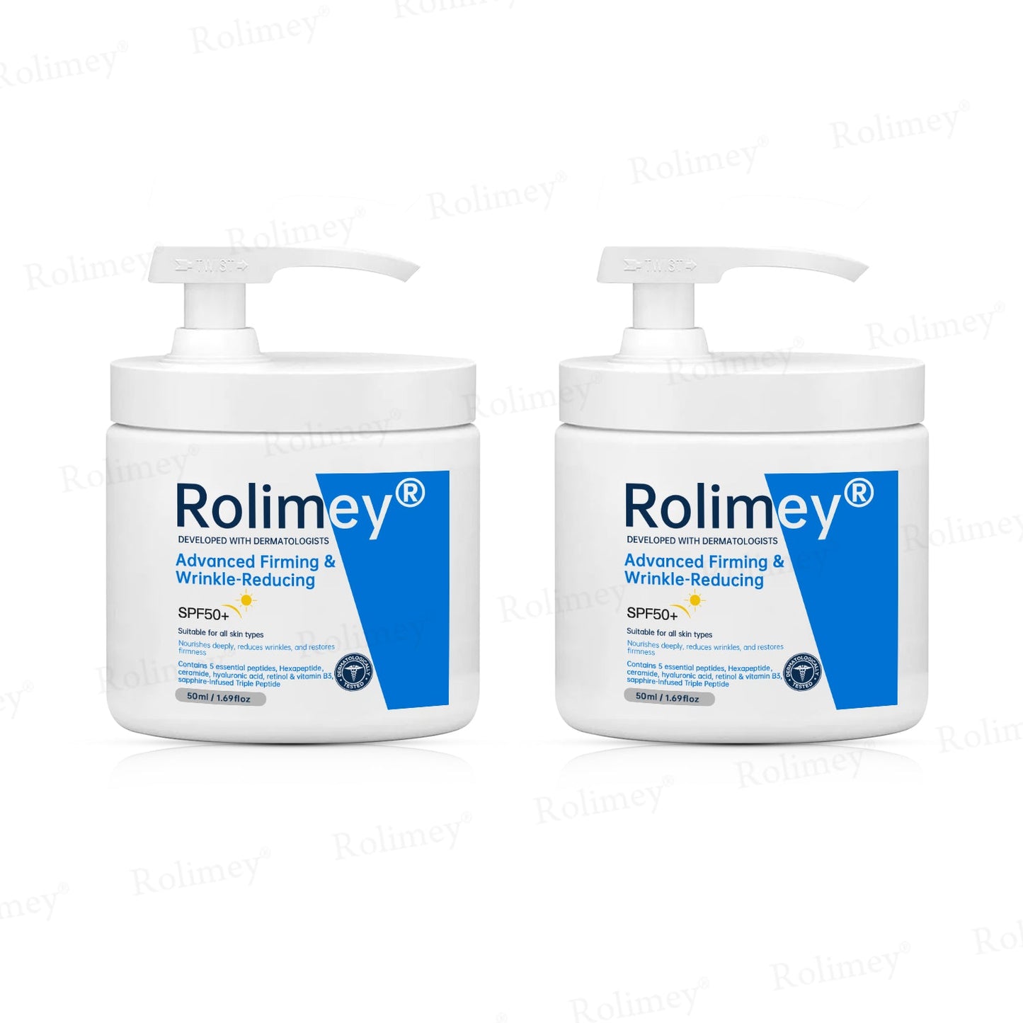 ✨✨💧(Wyprodukowane i wysyłane z Australii)✨Rolimey® Zaawansowany krem ujędrniający i redukujący zmarszczki (z filtrem SPF 50+)✨OSTATNI DZIEŃ 60% RABATU