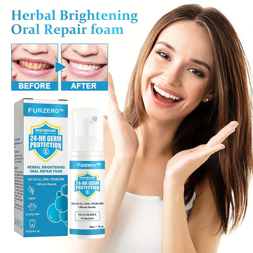 🦷Furzero™ Herbal Brightening Oral Repair Foam