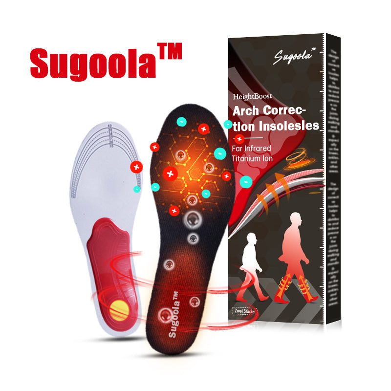 Sugoola™ Wkładki HeightBoost Far Infrared Titanium Ion Arch Correction Insoles