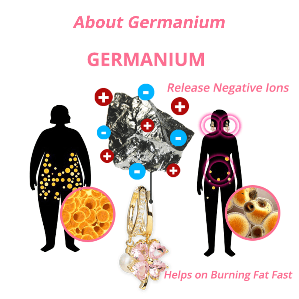 flysmus™ Kolczyki germanowe Lymphvity MagneTherapy