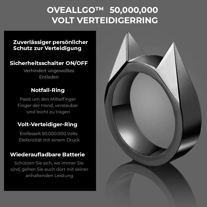 Oveallgo™ MAXIMA 50,000,000 Volt Verteidigerring