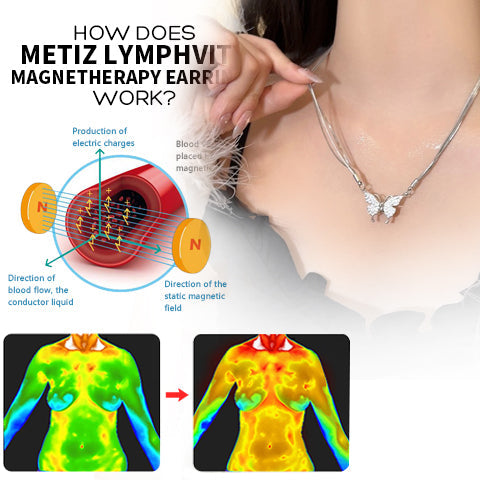 🔥OSTATNI DZIEŃ WYPRZEDAŻY - 80% ZNIŻKI🔥 Naszyjnik motyl z hematytu do limfatycznej terapii magnetycznej