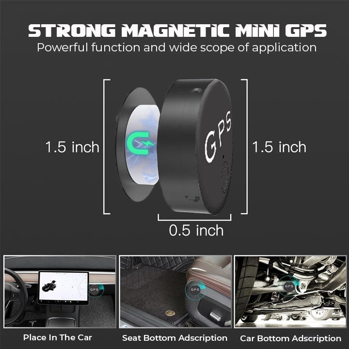 Oveallgo™  Bezpieczny Mini  Magnetyczny Lokalizator GPS