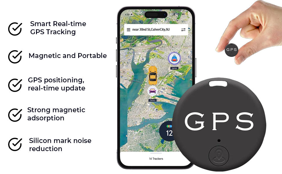 Oveallgo™  Bezpieczny Mini  Magnetyczny Lokalizator GPS