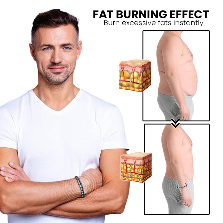 Vigorvi Brățară de detoxifiere limfatică cu mărgele termocromice Vigorvi(Reducere limitată în timp 🔥 ultima zi)
