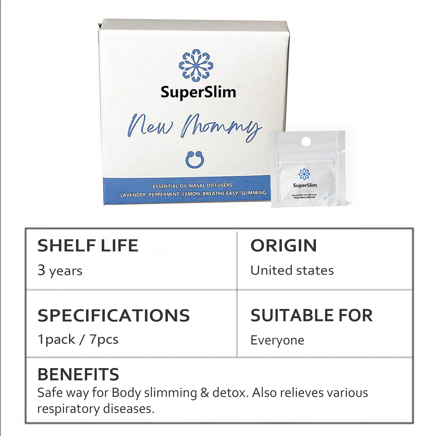 SuperSlim™ Strângere-Detox Esențial Uleiuri Inel